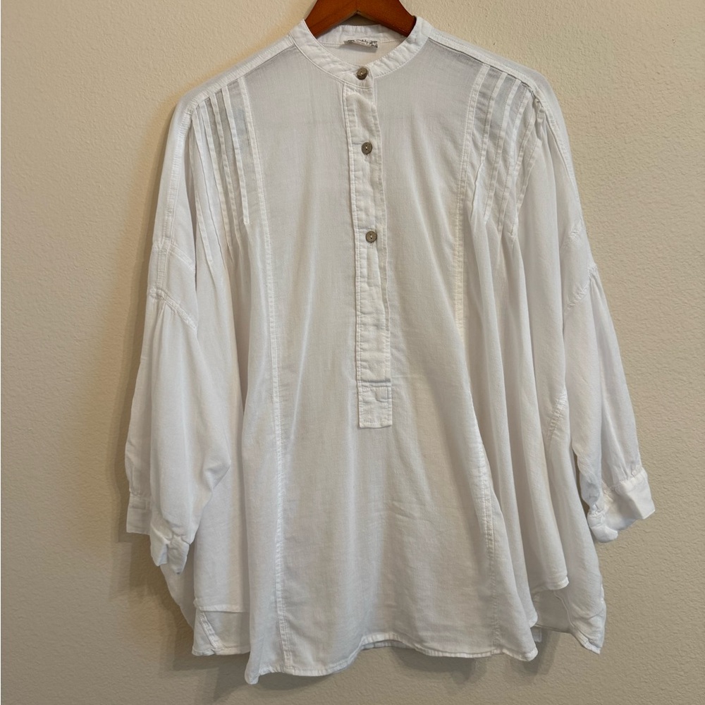 FREE PEOPLE Intimately Cotton Oversized Top Blouse XS